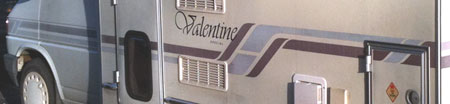VW T4 Holdsworth Valentine Special side decals and logo