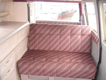 VW T4 Holdsworth Villa XL  Rear Seat Bed